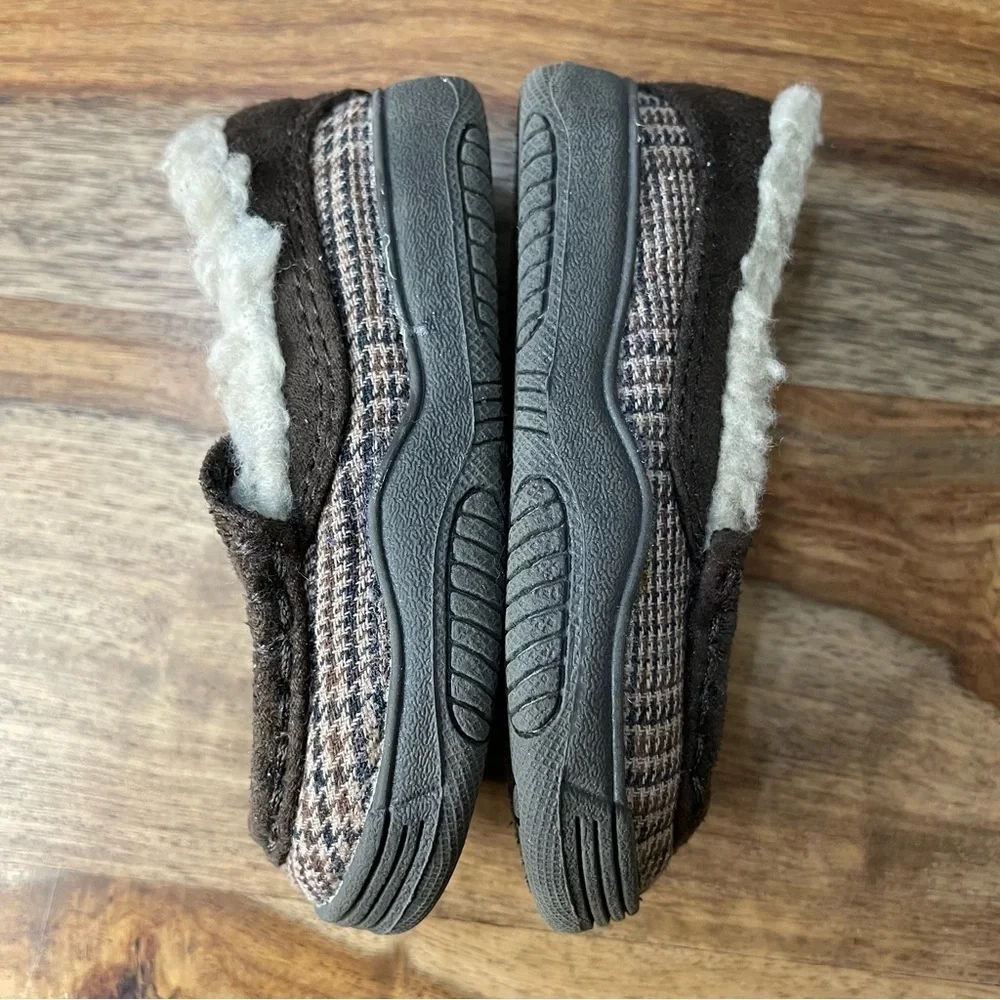 Airwalks Moccasin Plaid and Brown Rubber sole‎ Fleece Lines C3